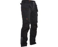 Jobman Practical 2322 Werkbroek Holsterpockets - Mannen - Zwart - 46