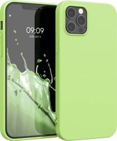 kwmobile telefoonhoesje voor Apple iPhone 12 Pro Max - Hoesje voor smartphone - Back cover in groene tomaat