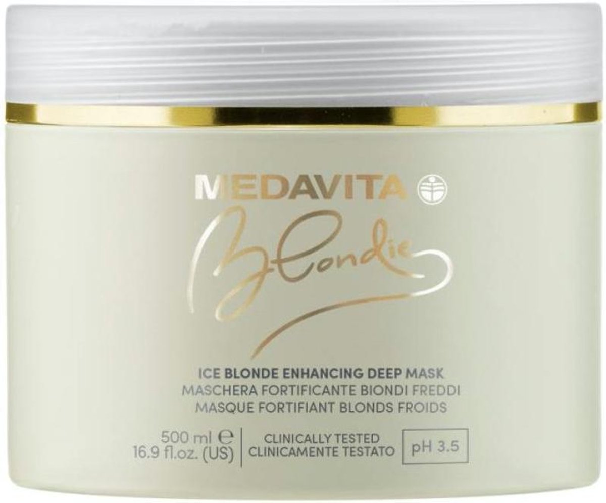Medavita Blondie Ice Blonde Enhancing Deep Mask Masker Blond Haar 500ml