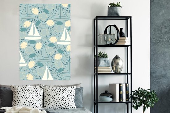 Motif voilier 80x120 cm / Poster Fleurs