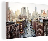 Streets of New York 120x80 cm - Tirage photo sur toile (Décoration murale salon / chambre)