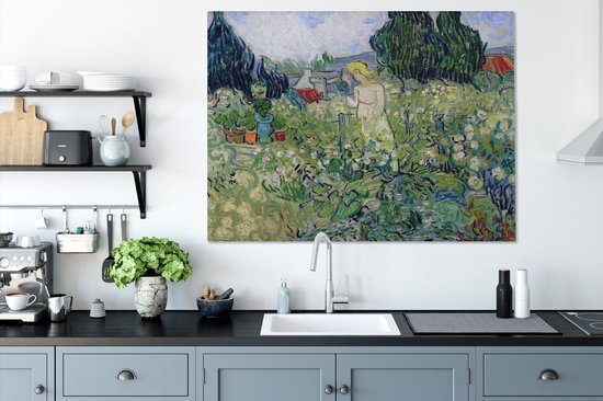 Peintures sur toile - Marguerite Gachet dans le jardin - Vincent van Gogh - 120x90 cm - Art Décoration murale