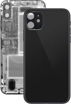 Glazen batterij-achterklep voor iPhone 11 (zwart)