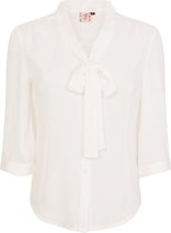 Dancing Days - PERFECT PUSSYBOW Blouse - L - Wit
