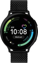 Bol.com Samsung Galaxy Watch Active2 - Staal - Milanese Band - 44mm - Special Edition - Zwart aanbieding