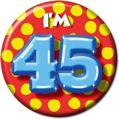 Paperdreams - Button - Klein - I'm 45