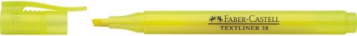 Faber-Castell tekstmarker 38 - geel - FC-157707