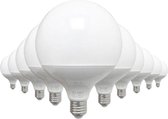 E27 LED-lamp 18W 220V G95 300 ° (10 stuks) - Koel wit licht - Overig - Pack de 10 - Wit Chaud 2300k - 3500k - SILUMEN