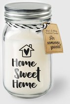 Black & White geurkaars - Home sweet home