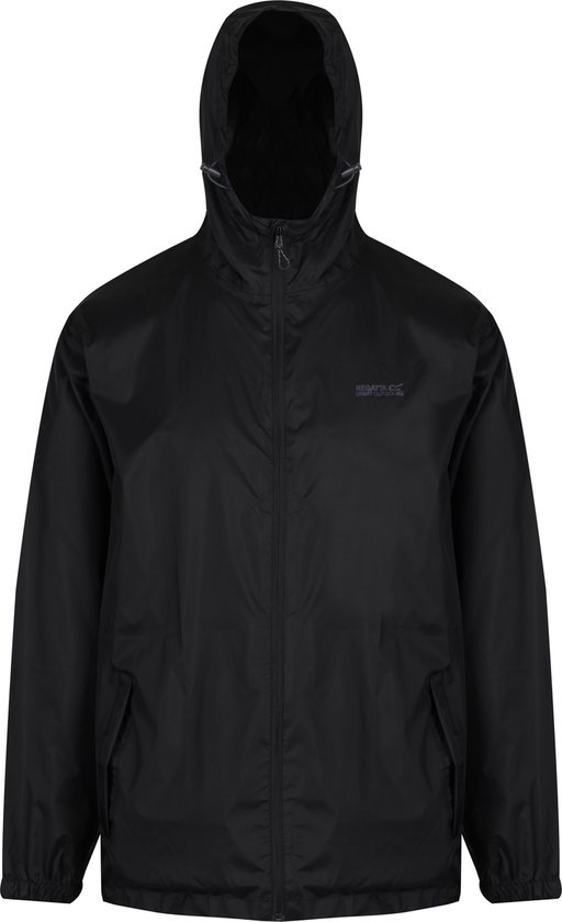Regatta Pack-It II  Regenjas - Maat L  - Mannen - zwart