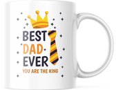 Vaderdag Mok Best Dad Ever - King