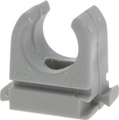 Klembeugel – installatiebuis – PVC – 16 mm – grijs – 20 stuks