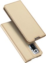 Xiaomi Redmi Note 10 Pro hoesje - Dux Ducis Skin Pro Book Case - Goud