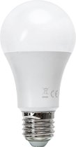 LED Lamp - Smart LED - Aigi Exona - Bulb A60 - 9W - E27 Fitting - Slimme LED - Wifi LED - Aanpasbare Kleur - Mat Wit - Glas - BSE
