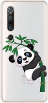 Voor Xiaomi Mi 10 Pro 5G schokbestendig geverfd TPU beschermhoes (bamboe panda)