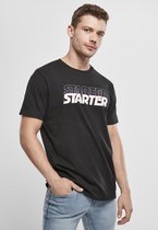 Starter Heren Tshirt -S- Multilogo Jersey Zwart