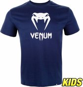 Venum Kleding Classic T Shirt Kids Navy Blue Kids - 12 Jaar