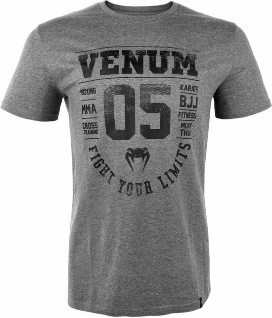 Venum Origins T-shirt Grijs Zwart Venum Kleding maat S
