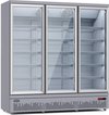 Professionele Display vrieskast | 3 Glasdeuren | 1450 L | wit-zilver | Combisteel | 7455.2220 | Horeca