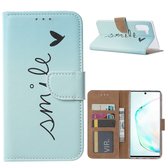 FONU Boekmodel Hoesje Smile Samsung Galaxy Note 10