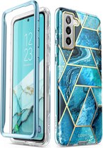Cosmo Backcase hoesje Samsung S21 - Marmer Ocean