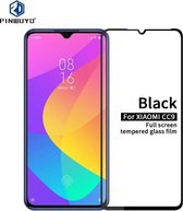 PINWUYO 9H 2.5D volledig scherm gehard glasfilm voor Xiaomi Mi CC9 (zwart)