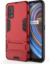 Voor OPPO Realme X7 PC + TPU schokbestendige beschermhoes met houder (rood)