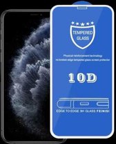 9H 10D volledig scherm gehard glas displayfolie voor iPhone XS Max / 11 Pro Max (wit)