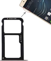 SIM-kaartvak + SIM-kaartvak / Micro SD-kaart voor Huawei P9 Lite (goud)