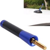 Carbon Fiber Aluminium korte antenne Gepolijste universele schroeven Base (Medium Size) (blauw)