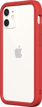 Apple iPhone 12 Mini Hoesje - Rhinoshield - CrashGuard NX Serie - Hard Kunststof Bumper - Rood - Hoesje Geschikt Voor Apple iPhone 12 Mini