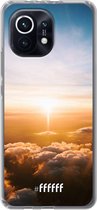 6F hoesje - geschikt voor Xiaomi Mi 11 -  Transparant TPU Case - Cloud Sunset #ffffff