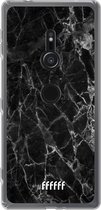 6F hoesje - geschikt voor Sony Xperia XZ2 -  Transparant TPU Case - Shattered Marble #ffffff
