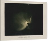 The Great Nebula in Orion, Étienne Léopold Trouvelot - Foto op Canvas - 40 x 30 cm