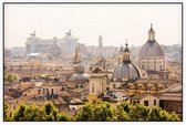 Uitzicht op Monument Victor Emmanuel II in Rome - Foto op Akoestisch paneel - 120 x 80 cm