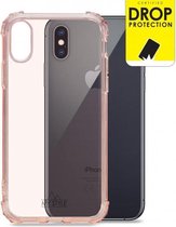 Apple iPhone XS Hoesje - My Style - Protective Serie - TPU Backcover - Soft Pink - Hoesje Geschikt Voor Apple iPhone XS