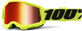 100% Jeugd Crossbril MTB Strata 2 met Mirror Lens - Geel -