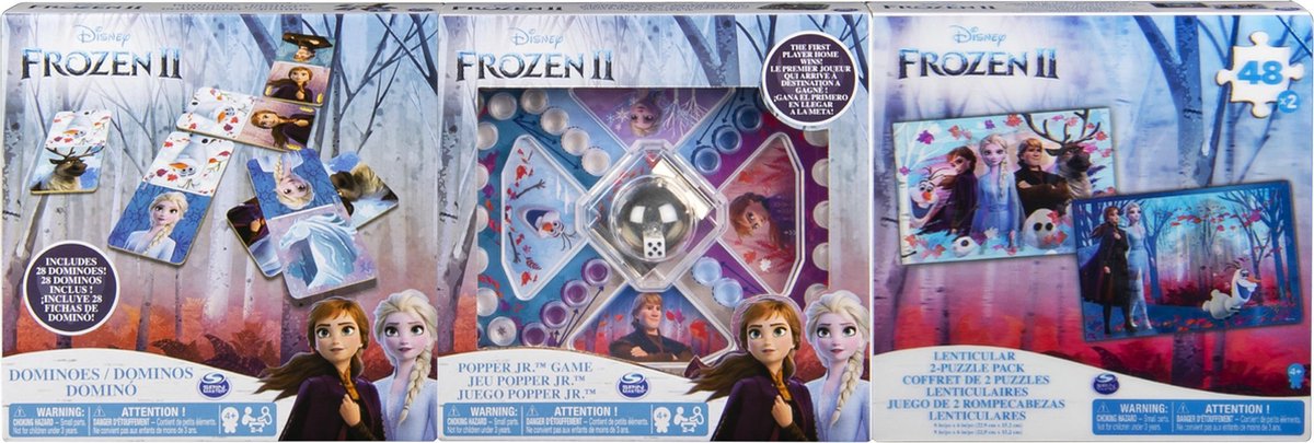 Disney Spelset Frozen Ii Junior 61 Cm Karton 50-delig