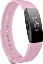 By Qubix - Fitbit Inspire HR siliconen bandje (Large) - Baby roze