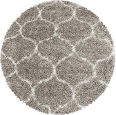 Rond berber vloerkleed - Agadir Circle Beige Creme Ø 160cm