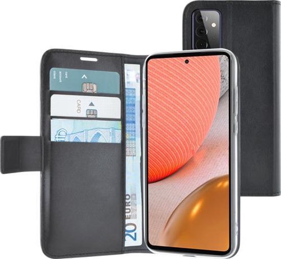 Etui portefeuille MH by Azuri - noir - pour Samsung Galaxy A72