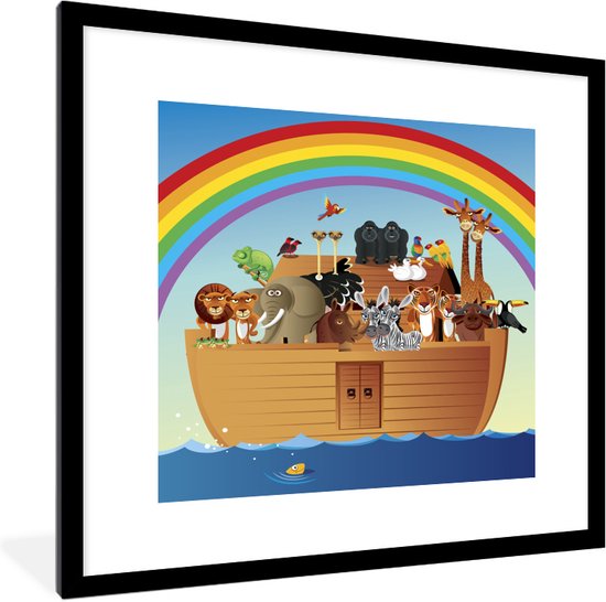 Fotolijst Poster - Een van ark van Noach onder de -... | bol.com
