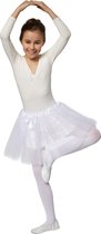 dressforfun - Kindertutu wit 116 (5-6y) - verkleedkleding kostuum halloween verkleden feestkleding carnavalskleding carnaval feestkledij partykleding - 301948