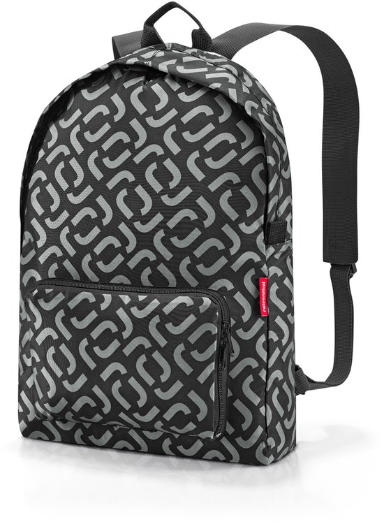 Reisenthel Mini Maxi Rucksack Rugzak - Opvouwbaar - 14L - Signature Black Zwart