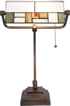 Bureaulamp Tiffany 31*30*52 cm E27/max 1*60W