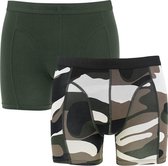 Björn Borg 2P peaceful camo groen - L