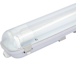 HOFTRONIC - LED TL armatuur met lamp - 120cm - 36 Watt 3960 Lumen (110lm/W) - 3000K IP65 Waterdicht voor binnen en buiten - T8 G13 fitting - Flikkervrij - Koppelbaar