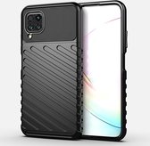 Voor Huawei Nova 6 SE Thunderbolt Shockproof TPU Soft Case (zwart)