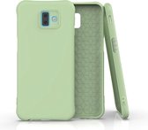 Voor Galaxy J6 Prime / J6 Plus Effen kleur TPU Slim schokbestendig beschermhoes (groen)