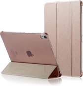 Silk Texture Horizontale Flip Magnetische PU Leather Case voor iPad Pro 11 inch (2018), met drievoudige houder en slaap- / wekfunctie (rosÃ©goud)